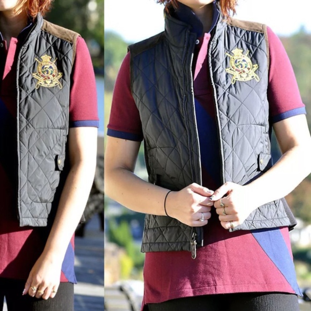 Ralph Lauren Sport Equestrian Quilted Vest